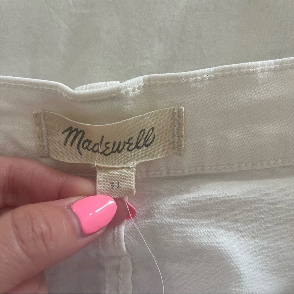 Madewell Stretch Denim Mini Skirt- Size 31 - Picture 4 of 6